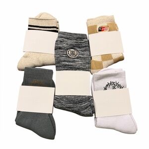 Honor The Gift Kids Crew Socks Bundle 5-Pack Neutral Streetwear (new in package)